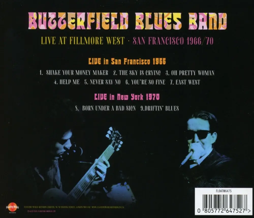 CD FILLMORE WEST, SAN FRANCISCO, 1966