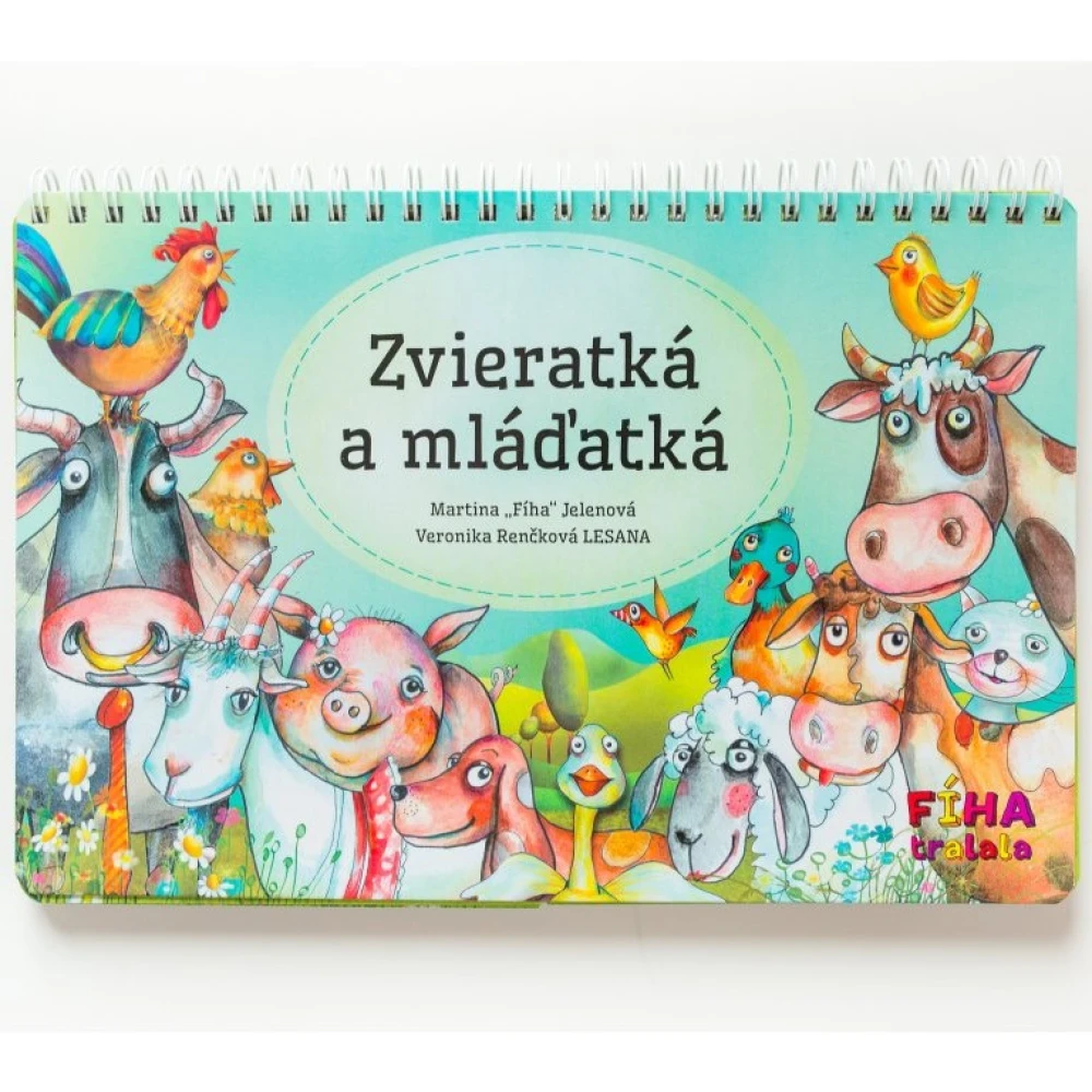 Kniha Zvieratká a mláďatká