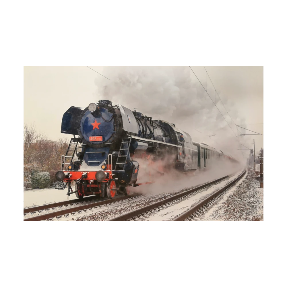 Plagát s motívom rušňa Albatros zima