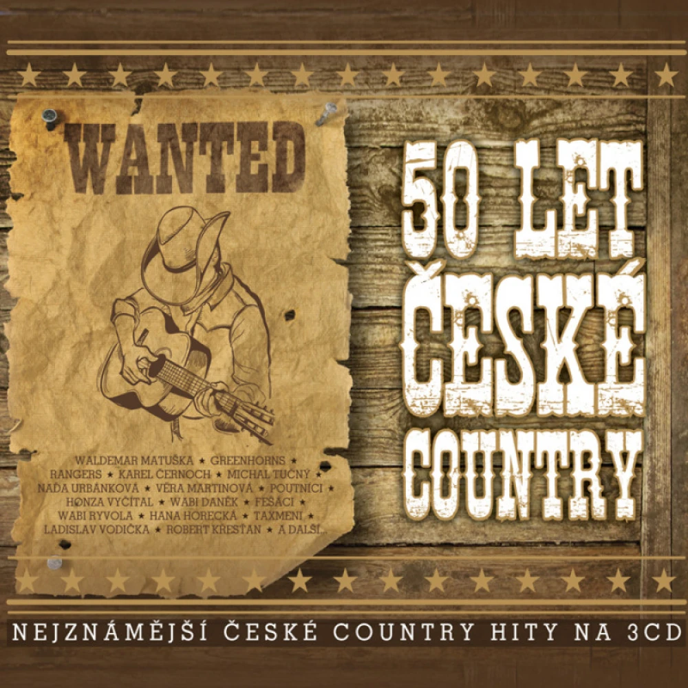 CD RUZNI/POP NATIONAL - 50 LET CESKE COUNTRY
