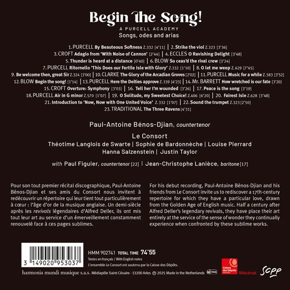 CD DJIAN, PAUL-ANTO... - BEGIN THE SONG! A PURCELL ACADEMY