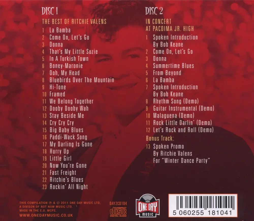 CD LA BAMBA - THE DEFINITIVE COLLECTION