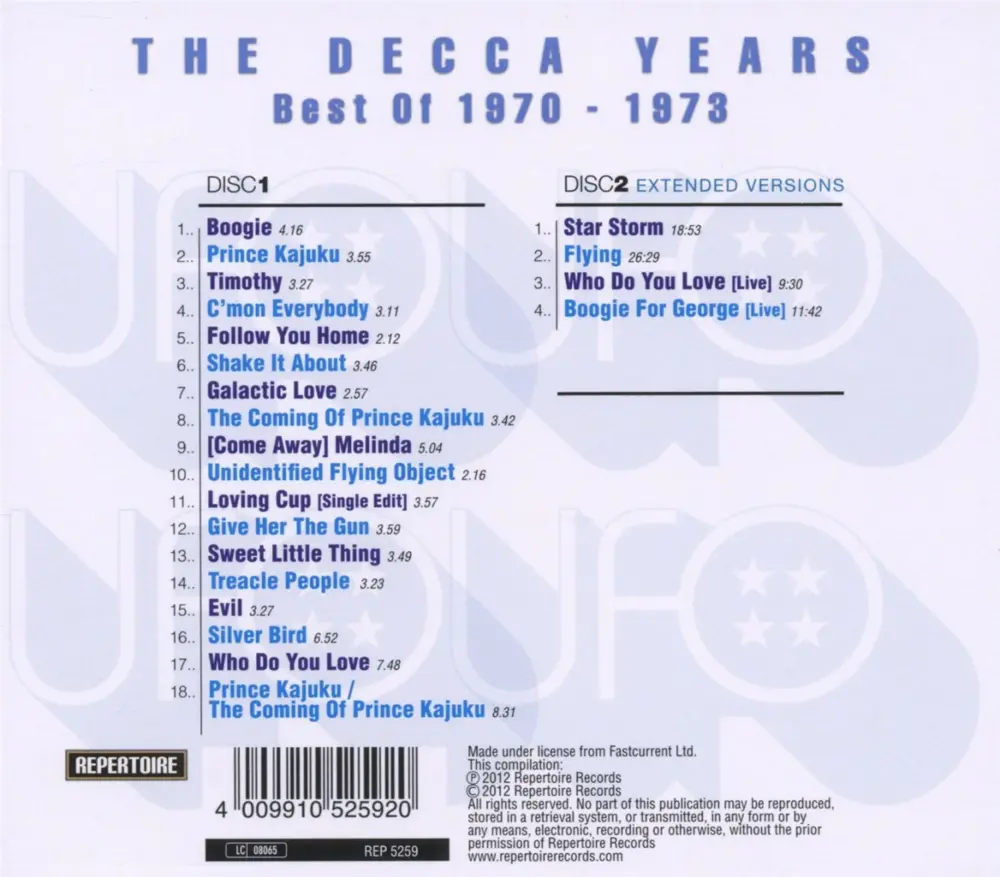 CD BEST OF DECCA YEARS