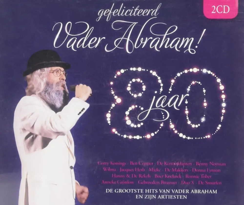CD GEFELICITEERD VADER ABRAHAM 80 JAAR