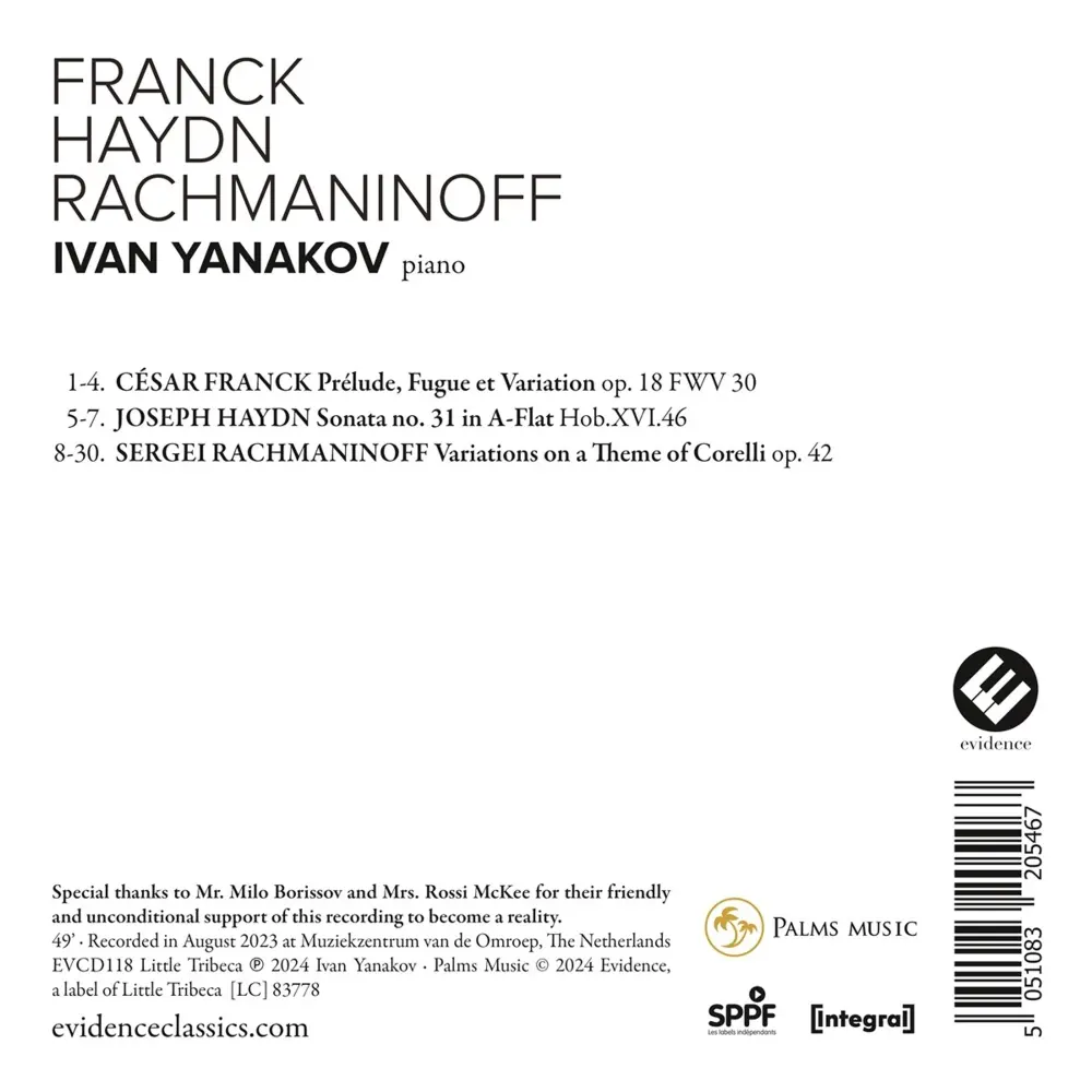 CD FRANCK HAYDN RACHMANINOFF