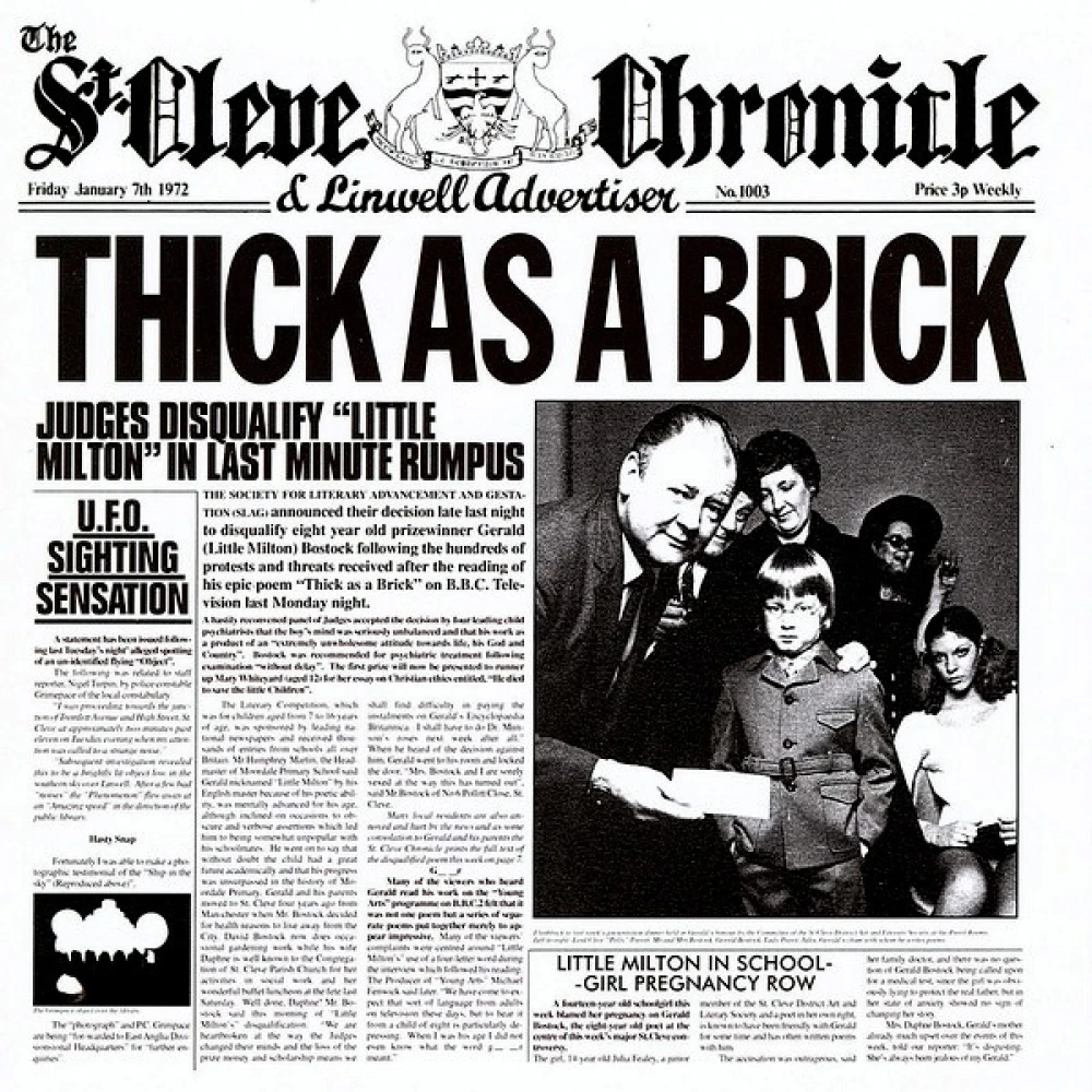 CD Thick As A Brick (The 2012 Steven Wilson Stereo Remix)