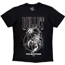 Bullet for My Valentine, Tričko Bullet, Unisex, Čierna