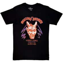 The Rolling Stones, Tričko Voodoo Oakland Stadium, Unisex, Čierna