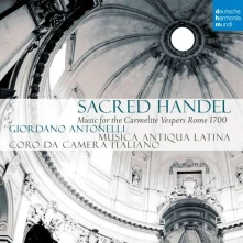 CD Musica Antiqua Latina - Sacred Handel - Music For the Carmelite Vespers