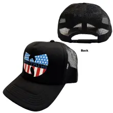 Wu-Tang Clan, Šiltovka Star-Spangled Logo, Unisex, Čierna