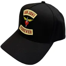 Bon Jovi, Šiltovka Forever, Unisex, Čierna
