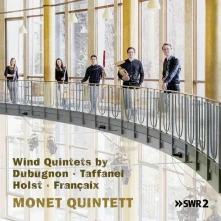 CD WIND QUINTETS BY DUBUGNON, TAFFANEL, HOLST & FRANCAIX