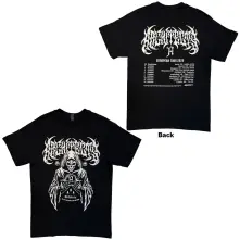 Tričko TSTE & AB Skeleton EU Tour 25, Unisex, Čierna, L