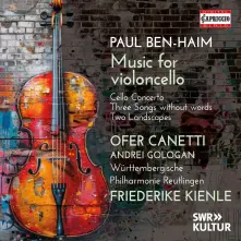 CD PAUL BEN-HAIM: MUSIC FOR VIOLONCELLO