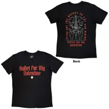 Bullet for My Valentine, Tričko Bring Out The Knives, Unisex, Čierna