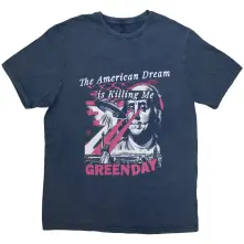Tričko American Dream, Unisex, Modrá, L