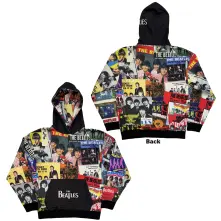 The Beatles, Mikina Sgt Pepper, Unisex, Čierna