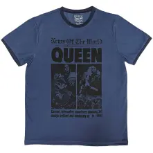 Tričko News of the World 40th Front Page, Unisex, Modrá, L