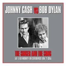 CD CASH, JOHNNY VS BOB DYLAN - SINGER AND THE SONG
