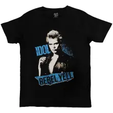 Tričko Rebel Yell Blue, Unisex, Čierna, L