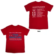 Tričko Washington '64 Stars Setlist