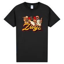 Tričko Živijó Cartoon, Unisex, Čierna, 3XL