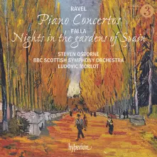 CD RAVEL: PIANO CONCERTOS; FALLA: NIGHTS IN THE GARDE