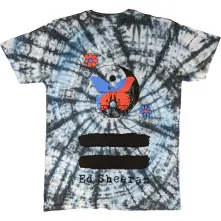 Tričko Yin & Yang Butterfly, Unisex, Biela, L