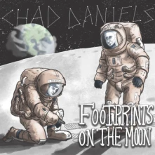 CD FOOTPRINTS ON THE MOON
