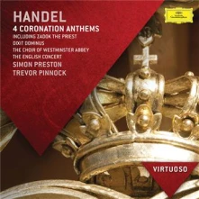 CD HANDEL: 4 CORONATION ANTHEMS INCLUDING "ZADOK THE
