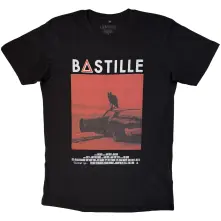 Bastille, Tričko Bad Blood Wolf, Unisex, Čierna