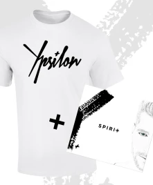 Balík Ypsilon White Anniversary pack (Tričko + CD)