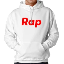 Mikina Rap Biela
