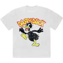Tričko Daffy Duck, Unisex, Biela, L