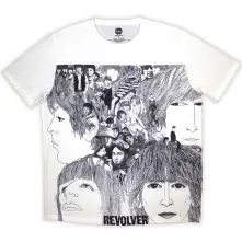 Tričko Revolver, Unisex, Biela, L