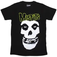 Tričko Skull & Logo, Unisex, Čierna, L