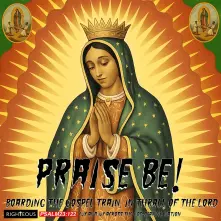 CD PRAISE BE! BOARDING THE GOSPEL TRAIN, IN THRALL OF THE LORD - LUX AND IVY DIG THE GOD-FEARING NATION