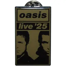 Odznak Live '25 Gold Split Faces