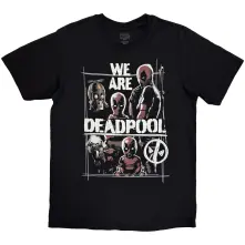Tričko Deadpool We Are Deadpool, Unisex, Čierna, L