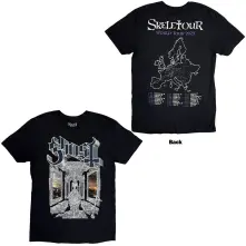 Tričko Skeleta Album Cover '25 Tour Dates, Unisex, Čierna, L