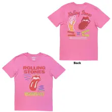 The Rolling Stones, Tričko Voodoo Lounge 1995, Unisex, Ružová