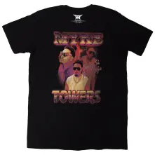 Myke Towers, Tričko Bootleg, Unisex, Čierna