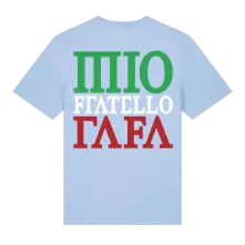 Tričko Mio Fratello Rafa, Unisex, Bledomodrá, 3XL