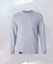 Tričko s dlouhým rukávem 3D Lion