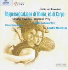CD CAVALIERI, E. DE - RAPPRESENTATIONE DI ANIMA