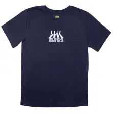 Tričko Mini Abbey Road Crossing Silhouette, Unisex, Modrá, L