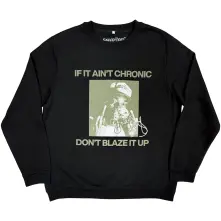 Crewneck Chronic Signature, Unisex, Čierna, L