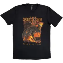 Tričko From Hell I Rise Hell King, Unisex, Čierna, L