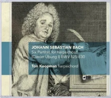 CD SIX PARTITAS FOR HARPSICHORD (CLAVIER UBUNG I)
