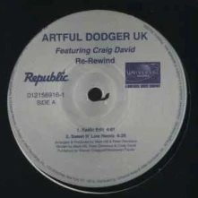 Hanglemez Artful Dodger Featuring Craig David - Re-Rewind